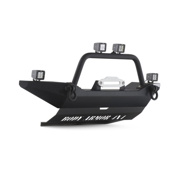 Body Armor Front High Clearance Bumper with Skid Plate & 3 Series Dual