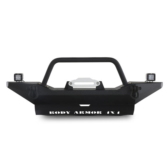 Body Armor Front High Clearance Bumper with Skid Plate & 3 Series Dual
