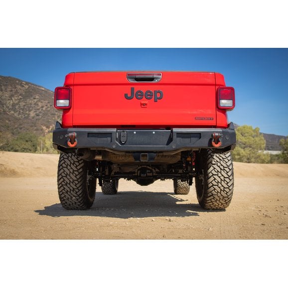 Body Armor Rear Bumper Body Armor JT-2965 Rear Bumper for 20-22 Jeep Gladiator JT