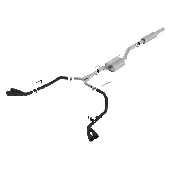 Borla ATAK Cat-Back Exhaust Borla 140816CB ATAK Cat-Back Exhaust for 2020 Jeep Gladiator JT