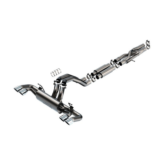 Borla  ATAK Dual Cat-Back Exhaust for 21-22 Jeep Wrangler JL Unlimited 4-Door Rubicon 392 with 6.4L