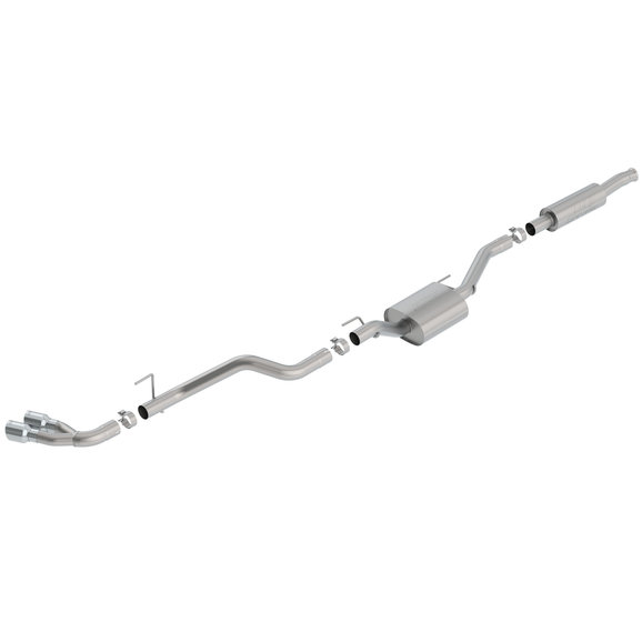 Borla  S-Type T-304 Stainless Steel Catback Exhaust System for 2020 Jeep Gladiator JT 