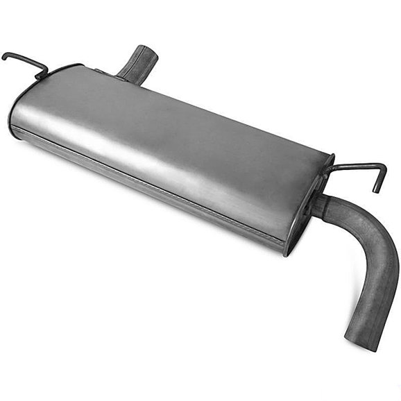 BRExhaust Direct-Fit Muffler BRExhaust 100-8136 Direct-Fit Muffler for 07-11 Jeep Wrangler JK with 3.8L Engine