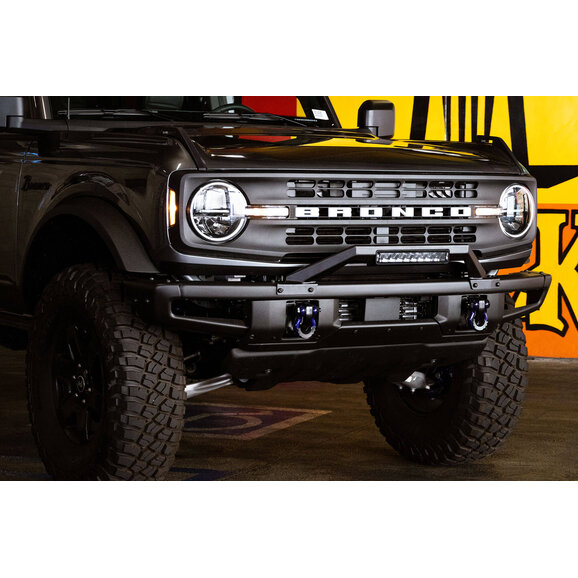 DV8 Offroad Factory Modular Front Bumper Bull Bar DV8 Offroad LBBR-04 Factory Modular Front Bumper Bull Bar for 21-26 Ford Bronco