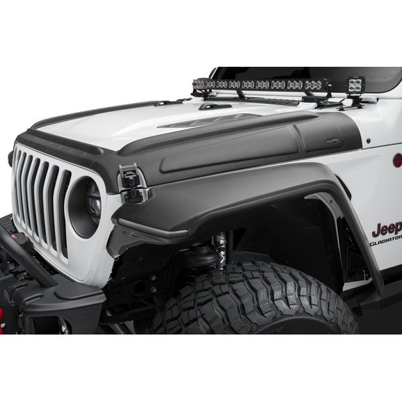 Bushwacker Trail Armor Hood Armor Bushwacker 14131 Trail Armor Hood Armor for 18-22 Jeep Wrangler JL and Gladiator JT