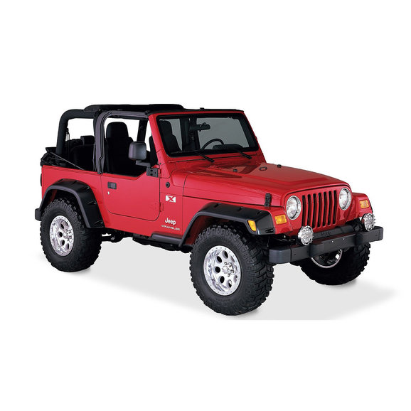 Bushwacker 6" Pocket Style Fender Flares Bushwacker 10908-07 6" Pocket Style Fender Flares for 97-06 Jeep Wrangler TJ & Unlimited