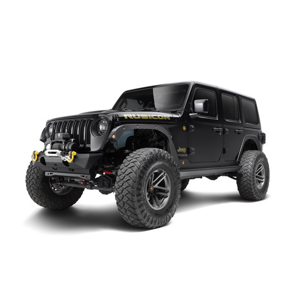 Bushwacker Trail Armor Fender Flare Delete Kit Bushwacker 14096 Trail Armor Fender Flare Delete Kit for 18-22 Jeep Wrangler JL