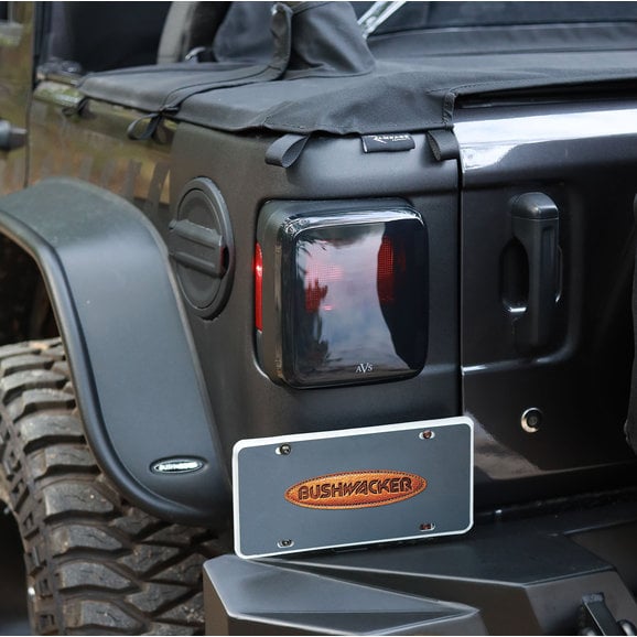 Bushwacker Trail Armor Rear Corners Bushwacker 14084 Trail Armor Rear Corners for 18-21 Jeep Wrangler JL