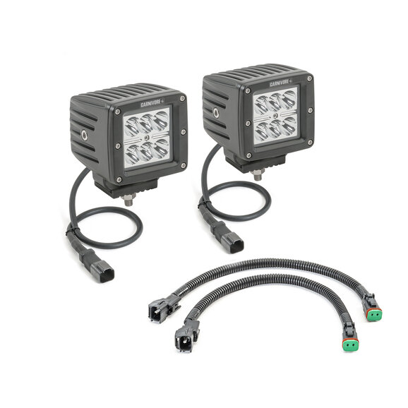Carnivore Hi Performance 3" Cube LED Light Kit Carnivore Hi Performance 3" Cube LED Light Kit for 97-06 Jeep Wrangler TJ & Unlimited