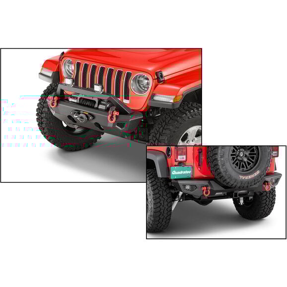 Carnivore Front & Rear Bumper Combo Carnivore  Front & Rear Bumper Combo for 07-18 Jeep Wrangler JK