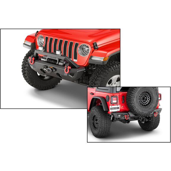 Carnivore Front & Rear Bumper Combo Carnivore  Front & Rear Bumper Combo for 18-24 Jeep Wrangler JL