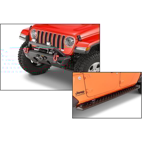 Carnivore Front Bumper & Side Steps Combo Carnivore  Front Bumper & Side Steps Combo for 20-23 Jeep Gladiator JT