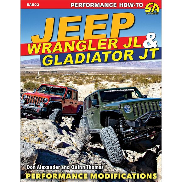 Cartech Automotive Books & Manuals Jeep Wrangler JL and Gladiator JT: Performance Modifications Cartech Automotive Books & Manuals SA503 Jeep Wrangler JL and Gladiator JT: Performance Modifications