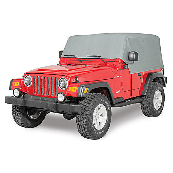 Crown Automotive CC10309 Triple Layer Cab Cover for 76-06 Jeep CJ-7, Wrangler  YJ and TJ | Quadratec