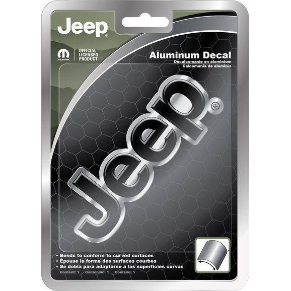 Chroma Graphics Aluminum Jeep Decal Chroma Graphics 41704 Aluminum Jeep Decal