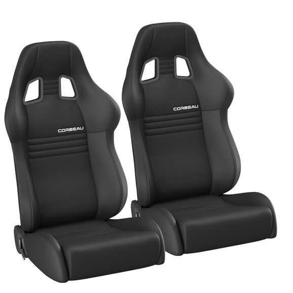 Corbeau A4 Wide Reclining Racing Seat Pair Corbeau A4 Wide Reclining Racing Seat Pair for 76-18 Jeep CJ-7, Wrangler YJ, TJ, JK & Unlimited