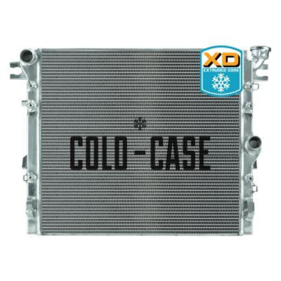 Cold Case Extruded Core Aluminum Radiator Cold Case MOJ995XD Extruded Core Aluminum Radiator for 07-18 Jeep Wrangler JK