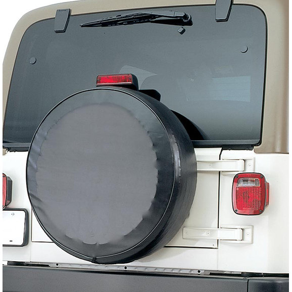 Colgan Custom Tire Cover in Leather Grain Vinyl Quadratec