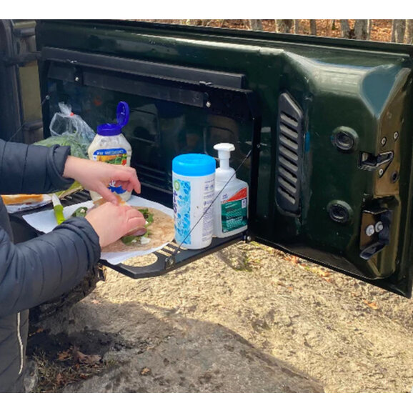 Combat Off Road Mess Hall Tailgate Table Combat Off Road 99-1040 Mess Hall Tailgate Table for 07-25 Jeep Wrangler JK & JL