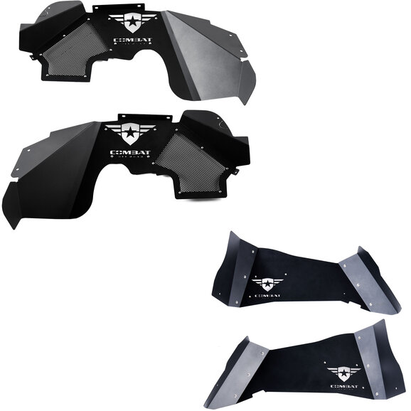 Combat Off Road Battle Ready Aluminum Inner Fender Kit Combat Off Road Battle Ready Aluminum Inner Fender Kit for 07-18 Jeep Wrangler JK