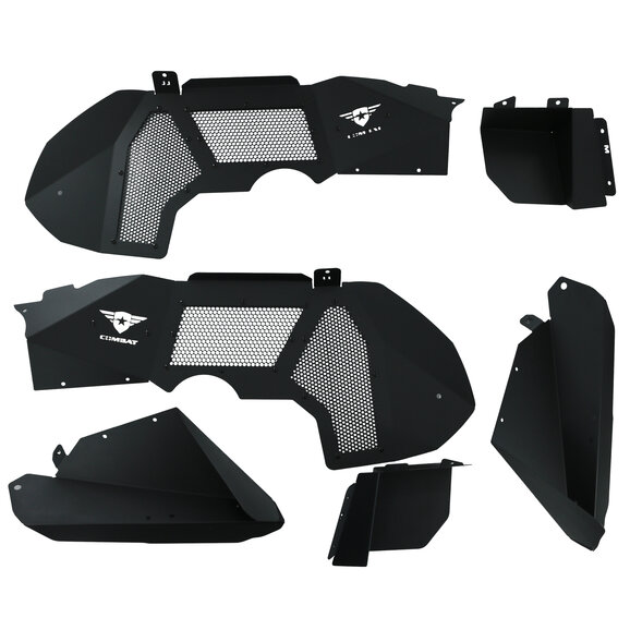 Combat Off Road Max Flow Front Inner Fender Liners Combat Off Road 35-1266 Max Flow Front Inner Fender Liners for 20-26 Jeep Gladiator JT
