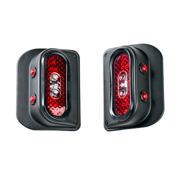 Combat Off Road Tail Gunner LED Tail Lights Combat Off Road 15-1050 Tail Gunner LED Tail Lights for 07-18 Jeep Wrangler JK
