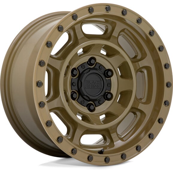 Black Rhino Hard Alloys Convoy Wheel with 6x5.5" Bolt Pattern in 17x8.5 Size with 4.36in Backspace Black Rhino Hard Alloys Convoy Wheel with 6x5.5" Bolt Pattern in 17x8.5 Size with 4.36in Backspace for 21-26 Ford Bronco