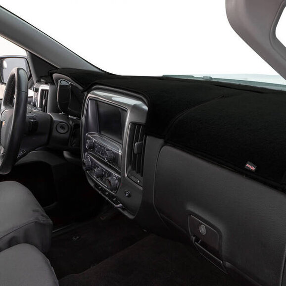 Covercraft Carpet DashMat Custom Dash Cover - Black Covercraft 2116-00-25 Carpet DashMat Custom Dash Cover - Black for 16-23 Toyota Tacoma