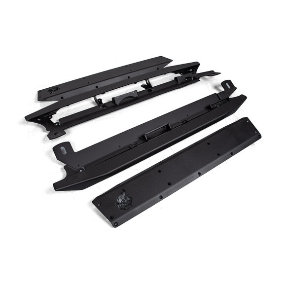 Crawltek Revolution Rocker Guards Crawltek Revolution CWLJK41101 Rocker Guards for 07-18 Jeep Wrangler JK 2-Door