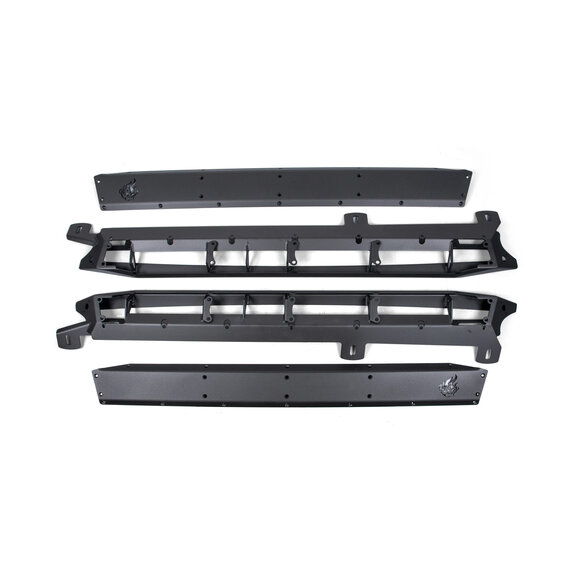 Crawltek Revolution Rocker Guards Crawltek Revolution CWLJK41401 Rocker Guards for 07-18 Jeep Wrangler JK Unlimited 4-Door