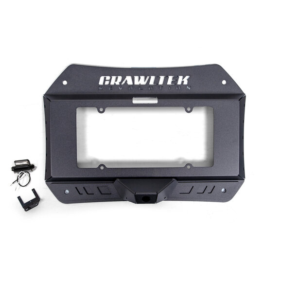 Crawltek Revolution Tailgate Plate- License Plate Relocation  Crawltek Revolution CWLJL38001 Tailgate Plate- License Plate Relocation  for 18-24 Jeep Wrangler JL