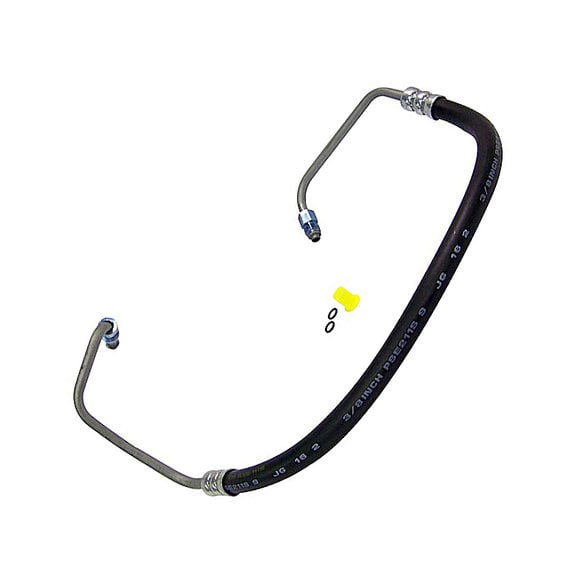 Crown Automotive Power Steering Pressure Hose Crown Automotive 52003687 Power Steering Pressure Hose for 87-90 Jeep Wrangler YJ with 4.2L 6 Cylinder Engine