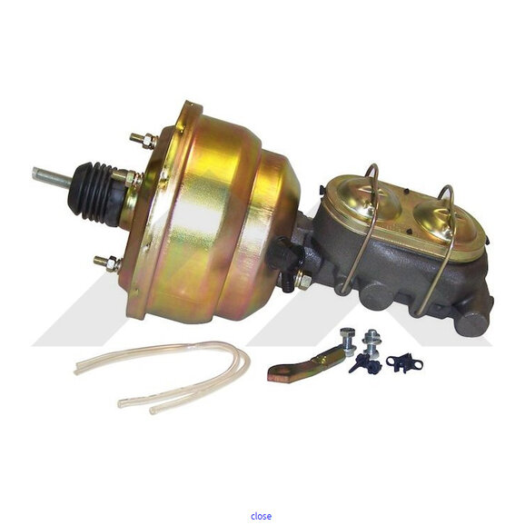 Crown Automotive Power Brake Booster Conversion Kit Crown Automotive RT31023 Power Brake Booster Conversion Kit for 97-06 Jeep Wrangler TJ with 1" Master Cylinder Bore Size & Without ABS