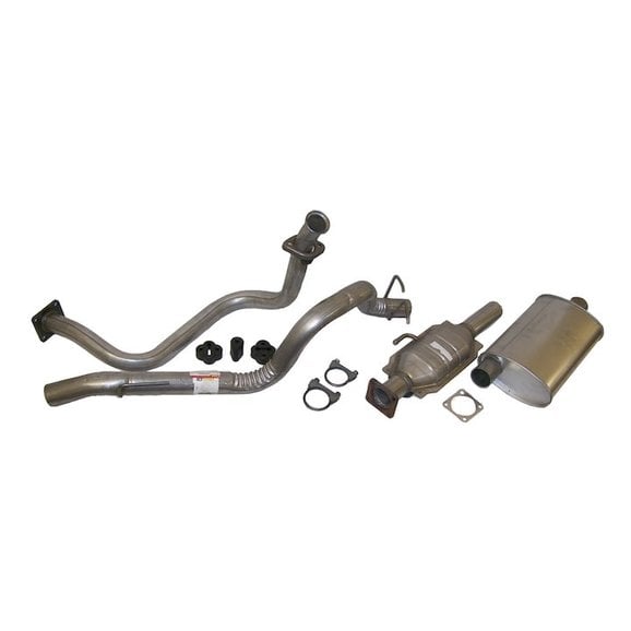 Crown Automotive 52001720K Complete Exhaust Kit for 87-92 Jeep Wrangler YJ  with  4 Cylinder Engine | Quadratec