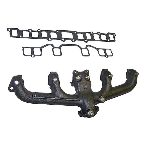 Crown Automotive Exhaust Manifold Kit Crown Automotive 3237427K Exhaust Manifold Kit for 81-90 Jeep CJ Series & Wrangler YJ with 4.2L Engine