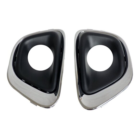 Crown Automotive Front Fog Lamp Bezels Crown Automotive 68213204K Front Fog Lamp Bezels for 14-17 Jeep Compass MK