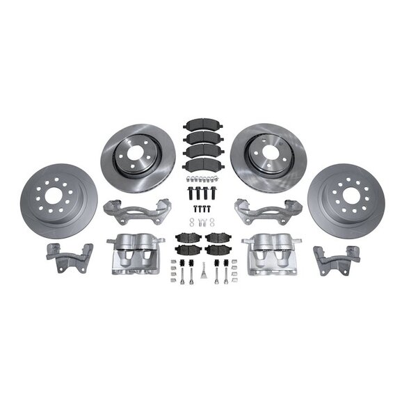 Crown Automotive Front & Rear Big Brake Kit Crown Automotive RT31058 Front & Rear Big Brake Kit for 07-18 Jeep Wrangler JK
