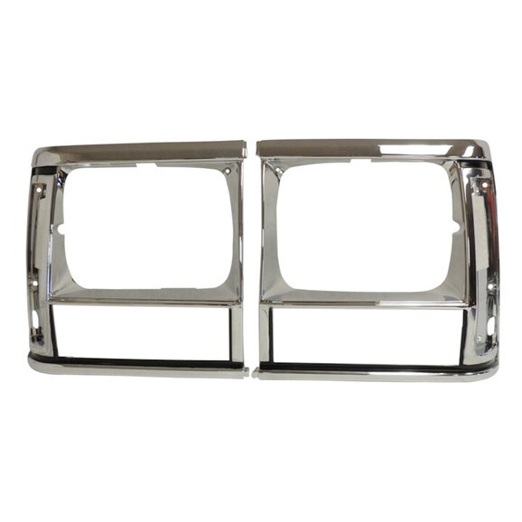 Crown Automotive Headlight Bezel Set Crown Automotive 55034078K Headlight Bezel Set for 91-96 Jeep Cherokee XJ