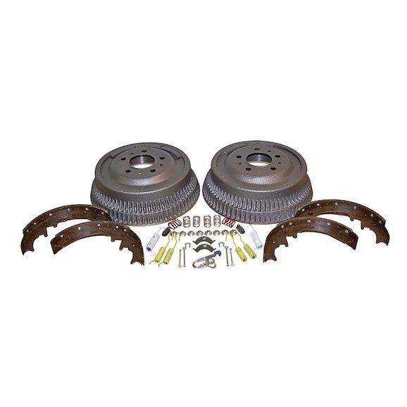Crown Automotive Rear Drum Brake Service Kit Crown Automotive 52001151K Rear Drum Brake Service Kit for 87-89 Jeep Wrangler YJ and 84-89 Jeep Cherokee XJ & Comanche MJ