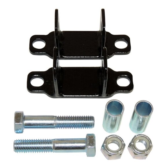 Crown Automotive Rear Upper Shock Bar Pin Eliminator Kit Crown Automotive RT27068 Rear Upper Shock Bar Pin Eliminator Kit for 97-18 Jeep Wrangler TJ & JK