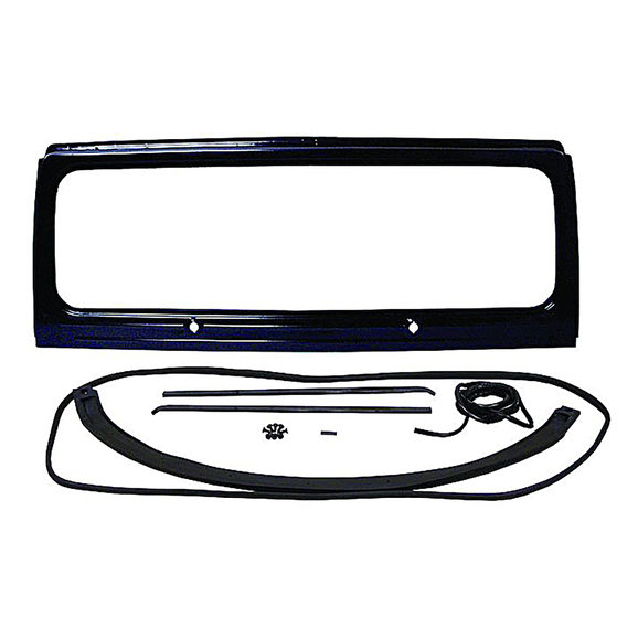 Crown Automotive Windshield Frame Kit Crown Automotive 55020432K Windshield Frame Kit for 87-95 Jeep Wrangler YJ