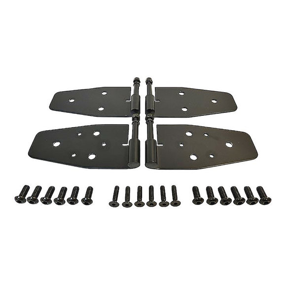 Crown Automotive Black Stainless Steel Door Hinge Set Crown Automotive RT34094 Black Stainless Steel Door Hinge Set for 88-06 Jeep Wrangler YJ, TJ & Unlimited