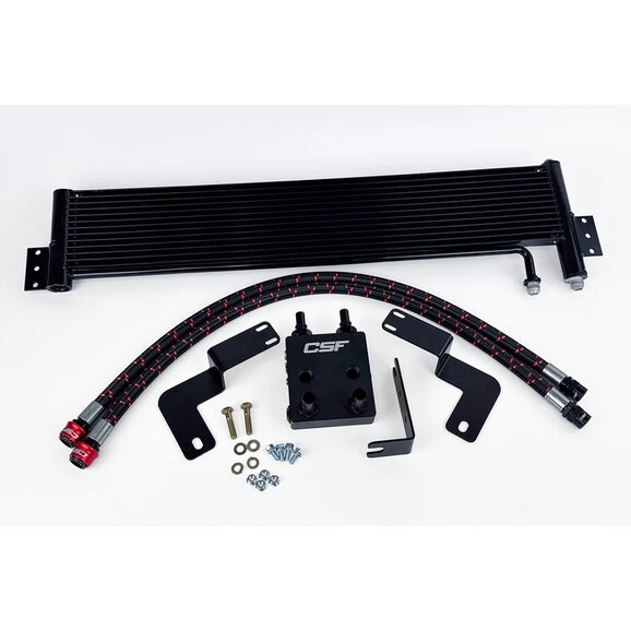 CSF 2.7L External Transmission Oil Cooler Kit CSF 8350 2.7L External Transmission Oil Cooler Kit for 21-26 Ford Bronco