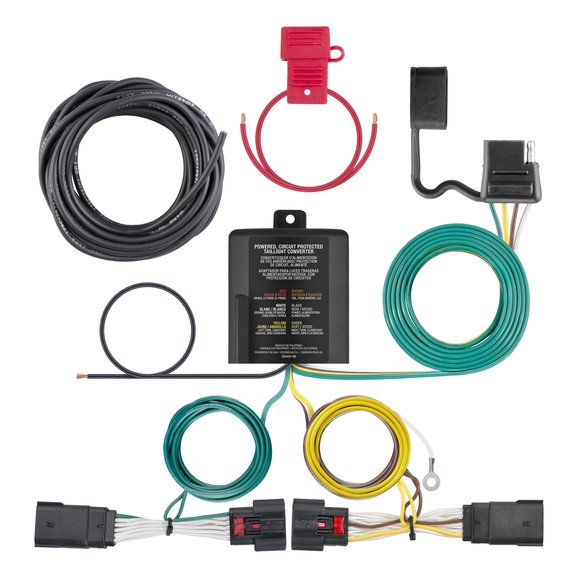 CURT Hitch Wiring Kit CURT 56407 Hitch Wiring Kit for 18-21 Jeep Wrangler JL & Gladiator JT