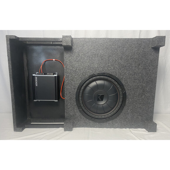 Quadratec Custom Rear Subwoofer Kit with 12" Kicker CompRT Subwoofer Quadratec Custom Rear Subwoofer Kit with 12" Kicker CompRT Subwoofer for 04-06 Jeep Wrangler TJ Unlimited