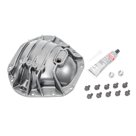 Mopar Heavy Duty Jeep Logo Differential Cover Mopar P5160020 Heavy Duty Jeep Logo Differential Cover for 18-20 Jeep Wrangler JL and Gladiator JT with Dana 60 Axle