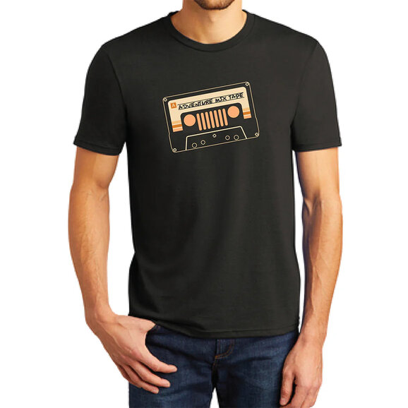 Jeep Merchandise Men's Jeep Adventure Mixtape T-Shirt in Black  Jeep Merchandise  Men's Jeep Adventure Mixtape T-Shirt in Black