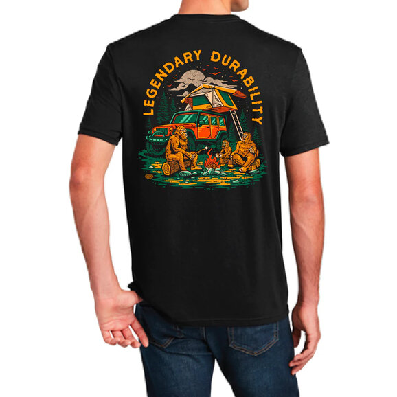 Jeep Merchandise Mens Jeep Sasquatch T-Shirt in Black Jeep Merchandise Mens Jeep Sasquatch T-Shirt in Black