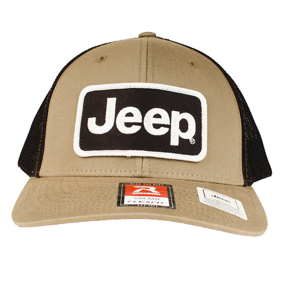 Jeep Merchandise Jeep Richardson Olive/Black Patch Flexfit Hat Jeep Merchandise Jeep Richardson Olive/Black Patch Flexfit Hat