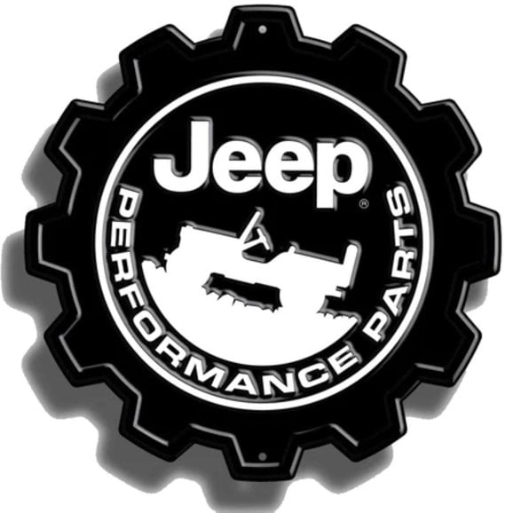Jeep Merchandise Jeep Performance Gear Logo Sign Jeep Merchandise SIGN-JPP Jeep Performance Gear Logo Sign